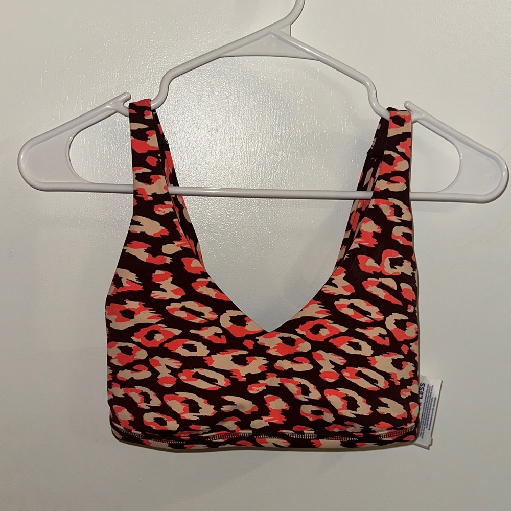 Aerie small Leopard Print Sports Bra
